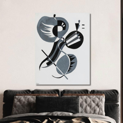 Senza Titolo 2 Wassily Kandinsky wk203 quadro stampato su tela