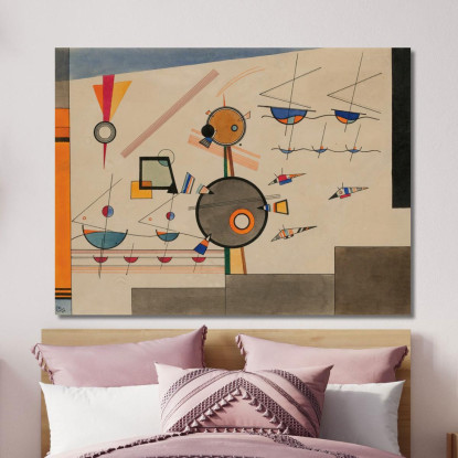 Galleggiante Galleggiante Wassily Kandinsky wk206 quadro stampato su tela
