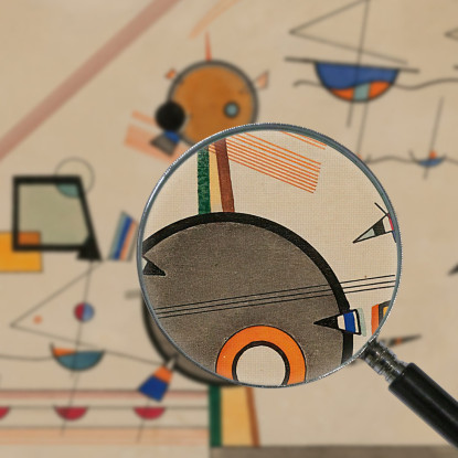 Galleggiante Galleggiante Wassily Kandinsky wk206 quadro stampato su tela