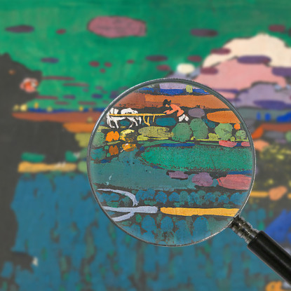 L'Orso Wassily Kandinsky wk229 quadro stampato su tela