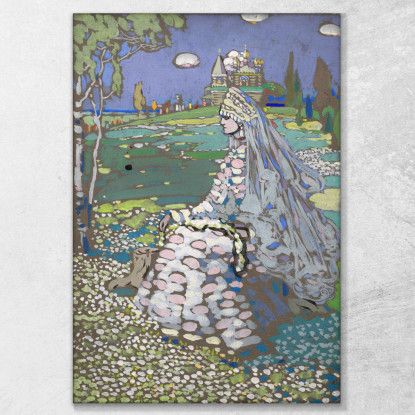 La Sposa Wassily Kandinsky wk230 quadro stampato su tela