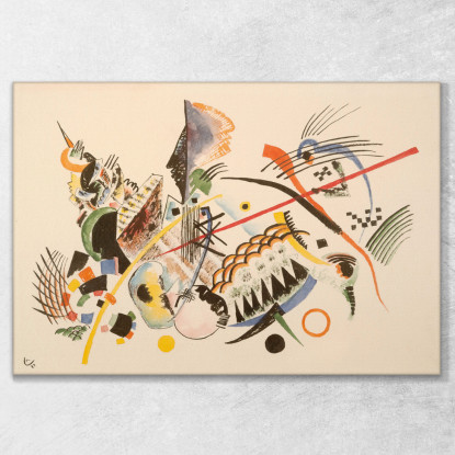 Senza Titolo 1922 Wassily Kandinsky wk242 quadro stampato su tela