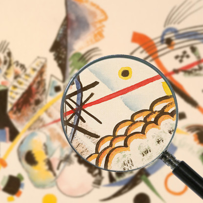 Senza Titolo 1922 Wassily Kandinsky wk242 quadro stampato su tela