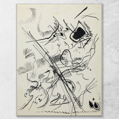 Senza Titolo 2 Wassily Kandinsky wk245 quadro stampato su tela