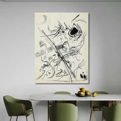 Senza Titolo 2 Wassily Kandinsky wk245 quadro stampato su tela