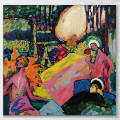 Suono Bianco Suono Bianco Wassily Kandinsky wk254 quadro stampato su tela