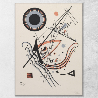 Litografia Blu Wassily Kandinsky wk286 quadro stampato su tela