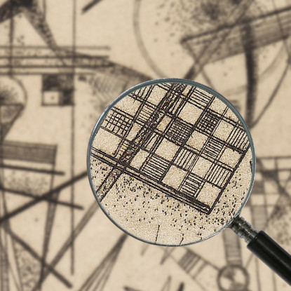 Acquaforte Per L'Associazione Artistica Tedesca Wassily Kandinsky wk287 quadro stampato su tela