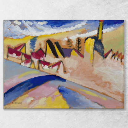Studio Per L'Inverno N. Ii Wassily Kandinsky wk288 quadro stampato su tela
