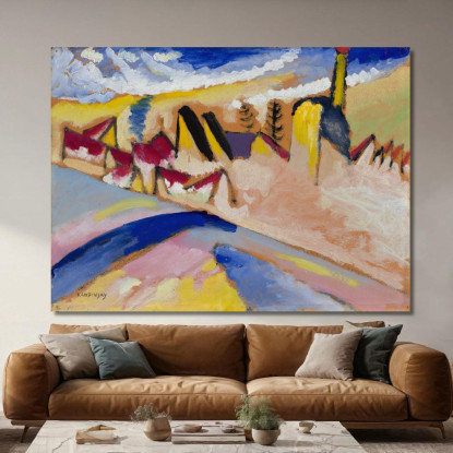 Studio Per L'Inverno N. Ii Wassily Kandinsky wk288 quadro stampato su tela
