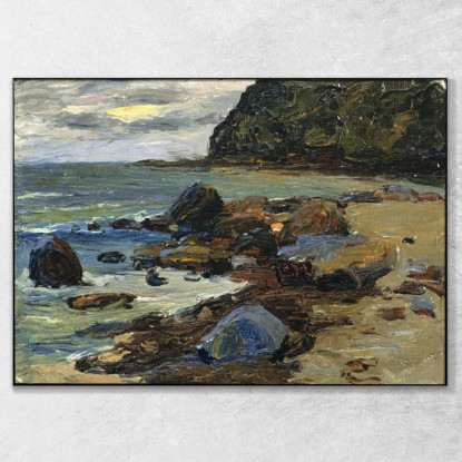 Sestri Sulla Spiaggia Wassily Kandinsky wk293 quadro stampato su tela