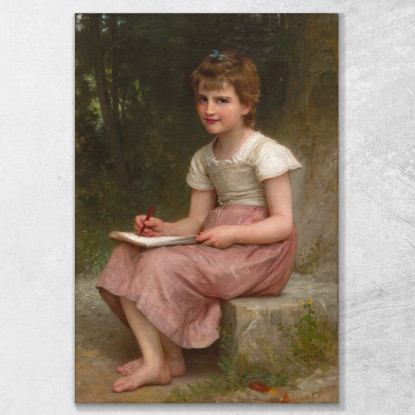 Una Chiamata William Bouguereau wbg1 quadro stampato su tela