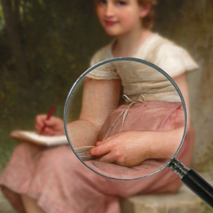 Una Chiamata William Bouguereau wbg1 quadro stampato su tela