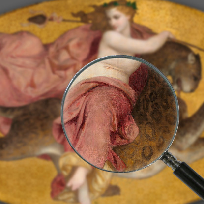 Baccante Su Una Pantera William Bouguereau wbg16 quadro stampato su tela