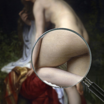 Bagnante William Bouguereau wbg18 quadro stampato su tela