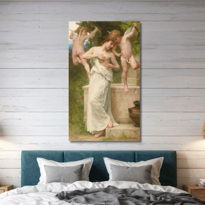 Ferite D'Amore William Bouguereau wbg22 quadro stampato su tela