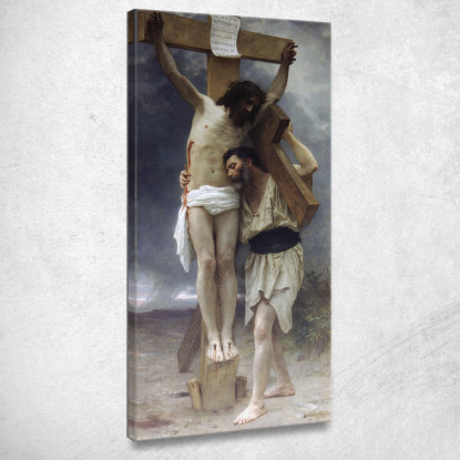 Compassione William Bouguereau wbg27 quadro stampato su tela
