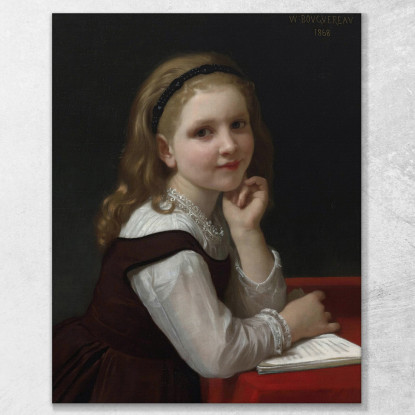 Distrazione William Bouguereau wbg31 quadro stampato su tela