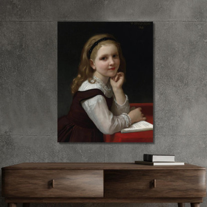 Distrazione William Bouguereau wbg31 quadro stampato su tela