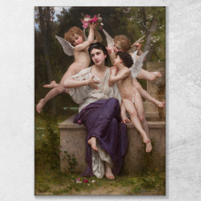 Sogno Di Primavera Sogno Di Primavera William Bouguereau wbg32 quadro stampato su tela