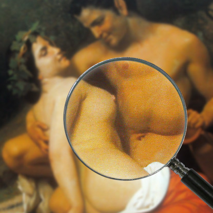 Fauno E Baccante William Bouguereau wbg38 quadro stampato su tela