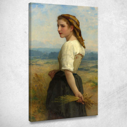 Spigolatrice William Bouguereau wbg46 quadro stampato su tela
