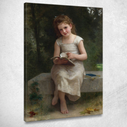 La Luce Di Lettura William Bouguereau wbg66 quadro stampato su tela