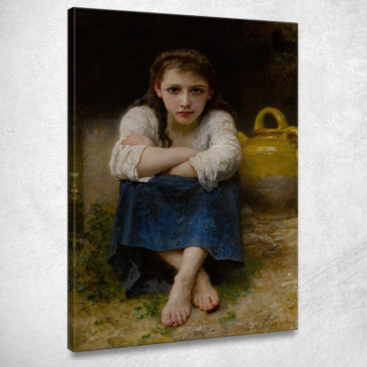Il Serio William Bouguereau wbg73 quadro stampato su tela