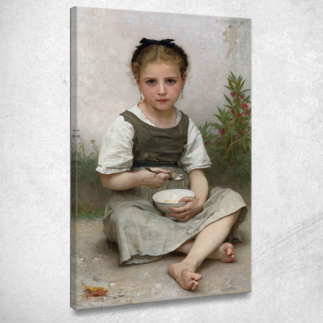 Colazione Mattutina William Bouguereau wbg80 quadro stampato su tela