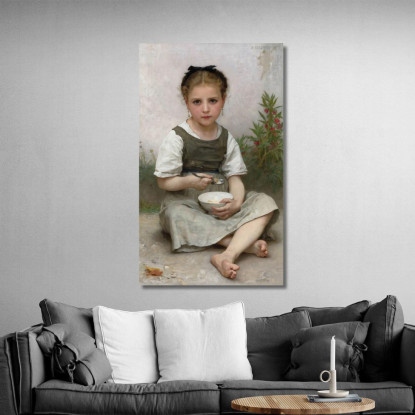 Colazione Mattutina William Bouguereau wbg80 quadro stampato su tela