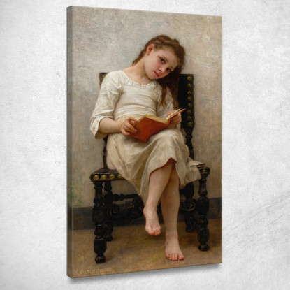 Il Libro Dei Prezzi William Bouguereau wbg85 quadro stampato su tela