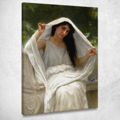 Il Velo William Bouguereau wbg94 quadro stampato su tela