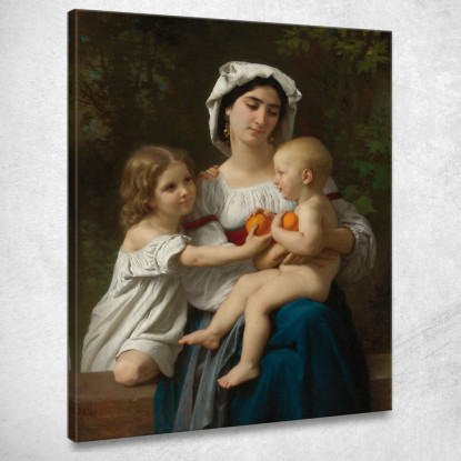 Arance William Bouguereau wbg98 quadro stampato su tela