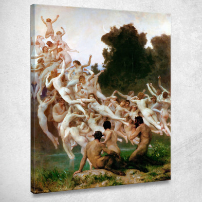 Le Oreades William Bouguereau wbg99 quadro stampato su tela