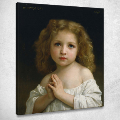 Piccola Ragazza William Bouguereau wbg101 quadro stampato su tela