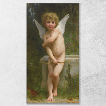 Amore Piqué  William Bouguereau wbg106 quadro stampato su tela