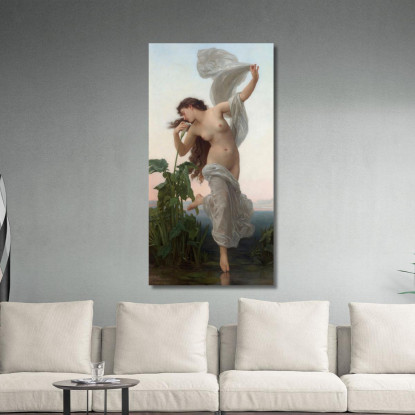 Alba William Bouguereau wbg109 quadro stampato su tela