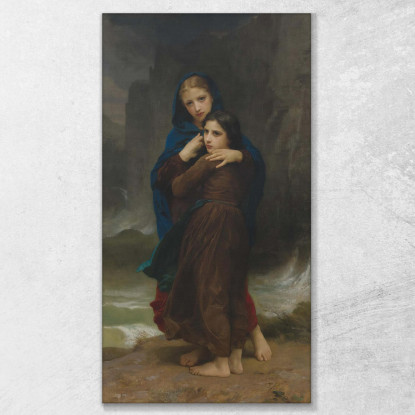 La Tempesta William Bouguereau wbg112 quadro stampato su tela