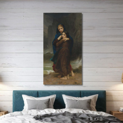 La Tempesta William Bouguereau wbg112 quadro stampato su tela