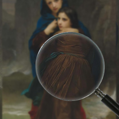 La Tempesta William Bouguereau wbg112 quadro stampato su tela