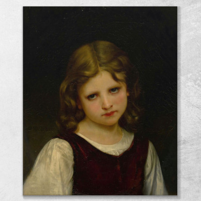 Mignon William Bouguereau wbg116 quadro stampato su tela