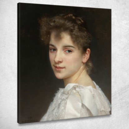 Ritratto Di Gabrielle Cot William Bouguereau wbg133 quadro stampato su tela
