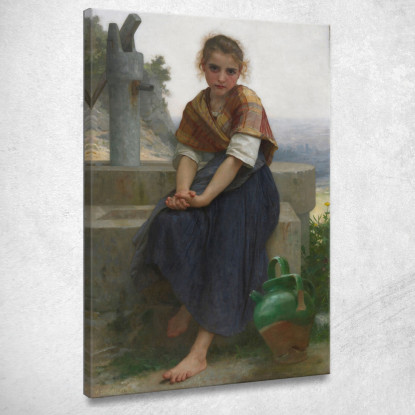 La Brocca Rotta William Bouguereau wbg154 quadro stampato su tela
