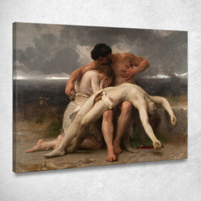 Il Primo Lutto William Bouguereau wbg159 quadro stampato su tela