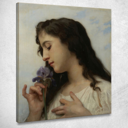 Donna Con Iride William Bouguereau wbg181 quadro stampato su tela