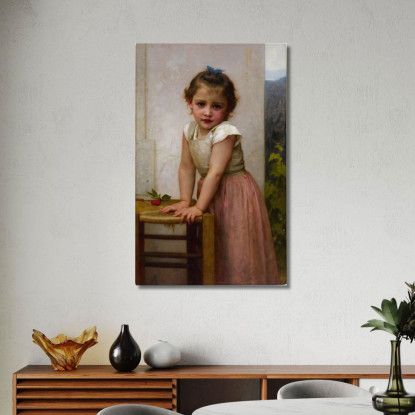 Yvonne William Bouguereau wbg184 quadro stampato su tela