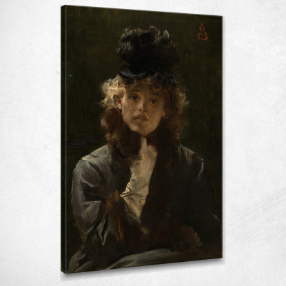 La Sfinge Parigina Alfred Stevens quadro stampato su tela