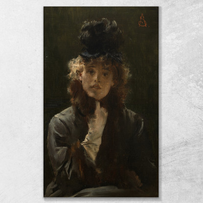 La Esfinge Parisina Alfred Stevens cuadro en lienzo