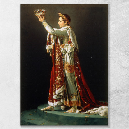 Portrait De Napoléon Tiré Du Couronnement De L'Empereur Et De L'Impératrice Par David Jacques Louis David tableau impression sur
