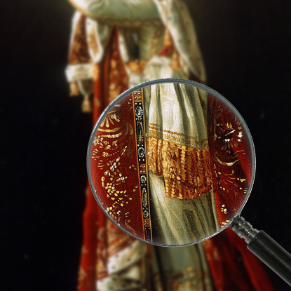 Portrait De Napoléon Tiré Du Couronnement De L'Empereur Et De L'Impératrice Par David Jacques Louis David tableau impression sur